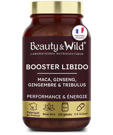 Libido - Food Supplement Maca, Ginger, Ginseng, Tribulus, Citruline, Arginine - Improves Libido, Performance, Energy, Bodybuilding, Stimulates Testosterone, 120 Capsules, Beauty & Wild