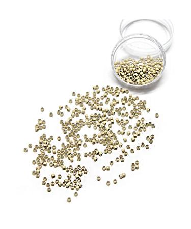 Buy 500 Silicone Lined Hair Extension Beads - Micropers in Black | Perfect for Hair Extensions - Buy Online on GoSupps.com