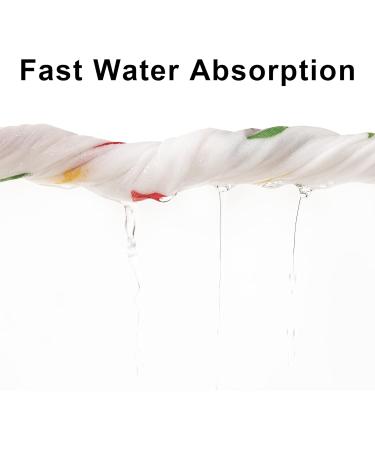 HBselect 10 Soft Bamboo Baby Washcloths - High-Quality Towels with Hanging Rope - 25x25 cm - Perfect for Gentle Baby Care - Buy Online on GoSupps.com
