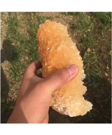 Meditation Home Decor Natural Yellow Calcite Quartz Crystal Ornaments Stone Meditation Reiki 1pc - Buy Online on GoSupps.com