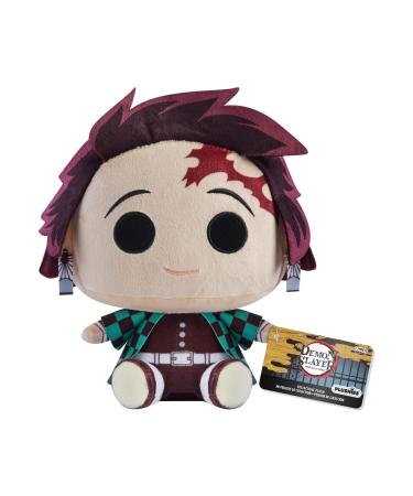 Funko Plush: Demon Slayer - 7" Tanjiro Kamado - Collectable Soft Toy - Birthday Gift Idea - Official Merchandise - Stuffed Plushie for Kids and Adults - Ideal for Anime Fans and Girlfriends