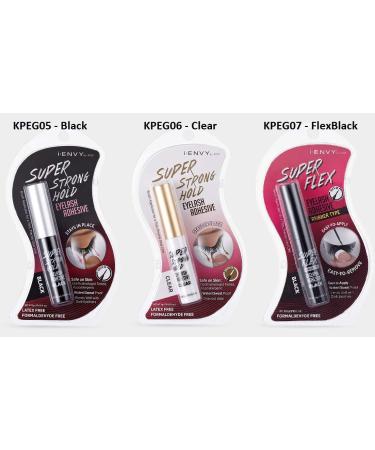 i-ENVY by Kiss Super Strong Hold Eyelash Adhesive Black Brush On Latex Free - Buy Online on GoSupps.com