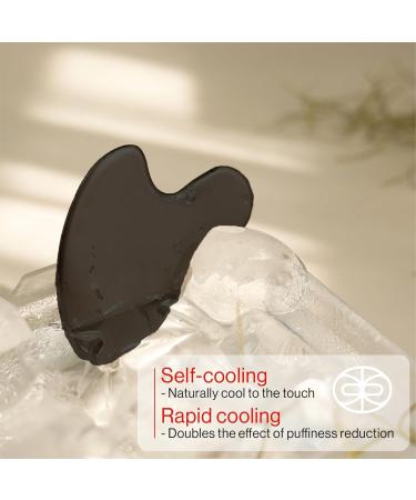 Stainless Steel Gua Sha Facial Tools Guasha Roller Skin Care Tools Green Quartz Massager for Face Eyes Neck Body Muscle Relaxing and Relieve Fine - Buy Online on GoSupps.com