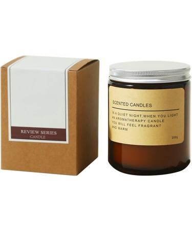 Agarwood Scented Candle - 480G Soy Wax Aroma Candle for Home Decor Gifts & Relaxation Perfect for Weddings Anniversaries Birthdays & Holidays - Buy Online on GoSupps.com