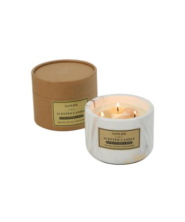 Scented Candles for Home - 100% Natural Soy Candles with Healing Crystals - Perfect Candles for Women and Candles for Men - Candles for Home Scented with Crystals and Healing Stones Included