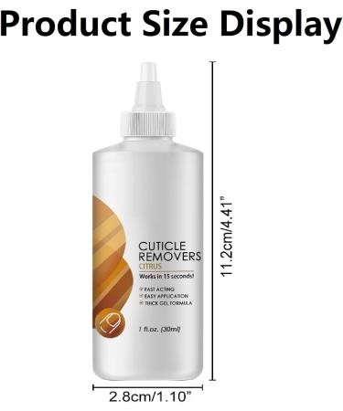 Cuticle Remover Cream Nail Cuticle Repair Gel Supremely Gentle Cuticle Remover Nail Treatments for Cuticle Softener Nail Cuticle Care Gel for Used to Repair Nail Damage & Moisturize Manicure 30ML - Buy Online on GoSupps.com