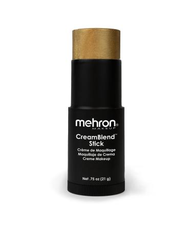 Mehron make-up camblend stick |Face painting body painting and primer creamy make-up |Body color pen (gold) 21 grams of gold