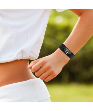 3 Pack BNBIDEN Sport Bands for Fitbit Charge 5 - Pink+Lunar White+Teal - Adjustable Silicone Wristband Strap - Women Men - Large Size - Buy Online on GoSupps.com