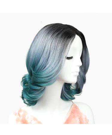 SHIYID Synthetic Hair Wigs for Black Women - Wavy Short Lace Wigs for African American Style - Buy Online on GoSupps.com