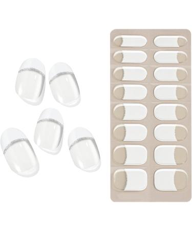 Semi-cured nail bands French gel stickers damage-free manicure supplies for women girls beginners and beauty enthusiasts. - Buy Online on GoSupps.com