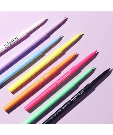 Colorful Eyeliner Pencil Set - 8 Colors Matte Waterproof Eye Liners | Long Lasting Waterproof Eye Makeup Eye Liners Pigmented Liners for Women Pochy - Buy Online on GoSupps.com