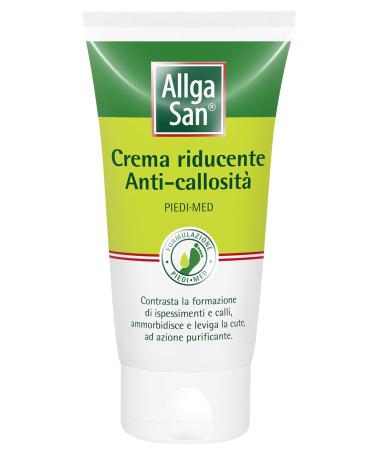 Allga San - Piedi -Med - cream against cornea - Care to reduce cornea cleaning effect - fruit acids pine oil willow bark shea butter - 75 ml