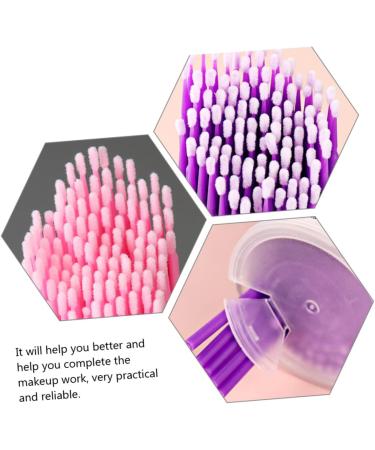 DOITOOL 5 Cotton Swab Microbrushes - Eyelash Extensions Cleaning Brushes & Microswabs | Quality PVC Makeup Tools for Perfect Eyelash Care - Buy Online on GoSupps.com