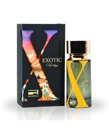 Exotic Heritage Pour Homme EDP Spray 100ML (3.4OZ) Woody Fruity Aromatic Designer Perfumes. 3.4 Fl Oz (Pack of 1) Exotic Heritage Spray