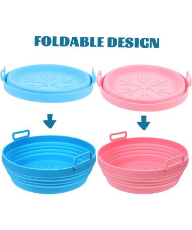 LABRIMP 2pcs Airfryer Air Fryers Air Fryer Replaceable Liner Reusable Liner Lining Non Stick Silicone Pot - Buy Online on GoSupps.com