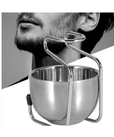 Stainless Steel Shaving Brush Holder Set | 2 Pcs Grooming Bowl | Perfect Gift for Men - Buy Online on GoSupps.com