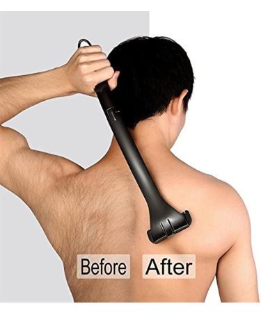 Back Trimmer Long Handle Foldable Comfy Back Cleaning Manual Back Trimmer Dry Back Shaver Body Hair Trimmer for Men - Buy Online on GoSupps.com