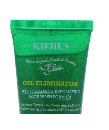 Kiehl's Men's Oil Eliminator Deep Cleansing Exfoliating Face Wash - Apricot - 6.8 oz - Buy Online on GoSupps.com