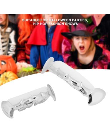 Verdant Touch Brass Teeth Set - Hip Hop Style for Men & Women | Halloween Party Accessory - Buy Online on GoSupps.com