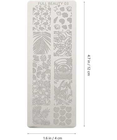 5pcs Nautical Animal Nail Art Plates - Sea Fish Stencil for DIY Manicure & Nail Decoration Tools - Buy Online on GoSupps.com