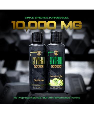 HOSSTILE Liquid Glycerol Pump Supplement 10 000 mg Glycerol for Hydration Endurance & Muscle Fullness | Pre-Workout Pump Booster Green Apple Kiwi 31 Servings (16 fl. Oz.) - Buy Online on GoSupps.com