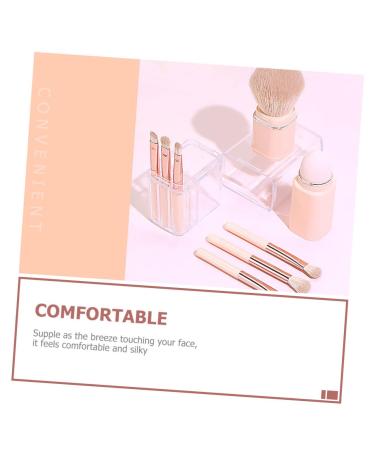 FRCOLOR 8-in-1 Portable Makeup Brush Set - Eye Shadow Eyeliner & Facial Kit | Travel-Friendly & Double Headed | High-Quality Artificial Fiber - Buy Online on GoSupps.com