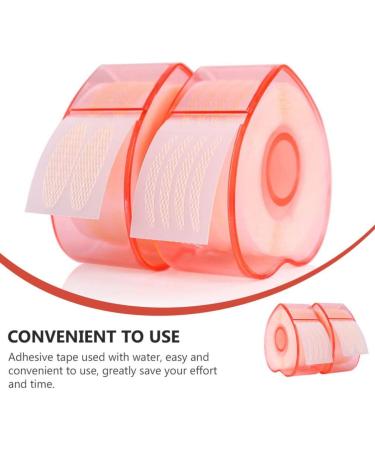 FOMIYES 2 Roll Lace Double Eyelid Sticker Double Eyes Sticker Invisible Double Exfoliating Body Scrub Invisible Tape Baby Milestone Cards Adhesive Strip Tape Strips Heart-shaped - Buy Online on GoSupps.com