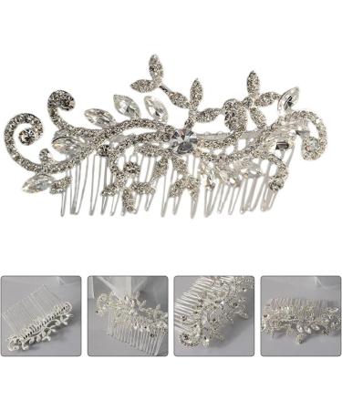 ifundom Comb Hair Piece Bride Hair Comb Sparkling Hair Comb Wedding Prom Styling Hair Accessory - Buy Online on GoSupps.com