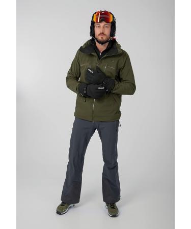 Reusch Men's Winter Gloves 7701 - Warm Waterproof GORE-TEX Ski Gloves in Black/White - Size M - Buy Online on GoSupps.com