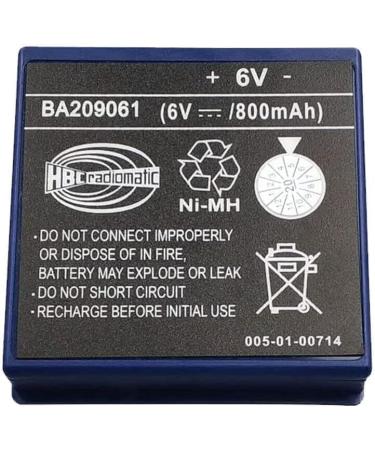 Buy (6 Pack) 800mAh 6V BA209061 NI-MH Batteries for HBC BA209061 Remote Control Pump Truck - International Shipping Available - Buy Online on GoSupps.com