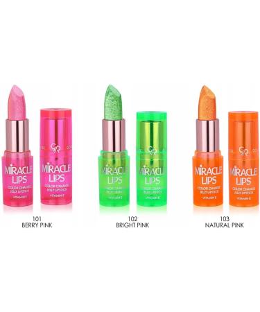 Golden Rose MIRACLE Color Changing Lipstick 102 - Buy Online on GoSupps.com