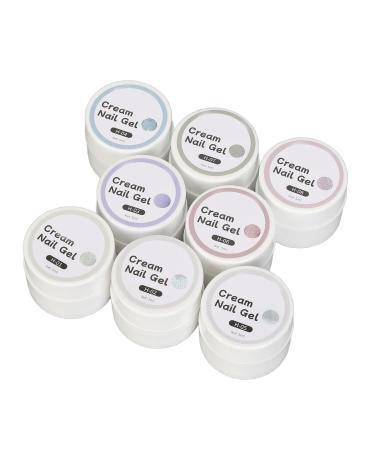 Cream Nail Polish Professional Colorful Candy Color Cream Nail UV Glue for Salon - Buy Online on GoSupps.com