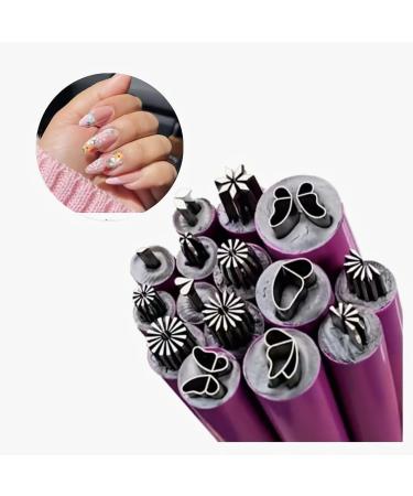 Nail Art Stamp Pen Set DIY Nail Art Graffiti Nail Art Dot Painting Tool Nail Art Stamp Tool Nail Art Flower Stamp Pen with Different Patterns 10 Nail Art Pens - Buy Online on GoSupps.com