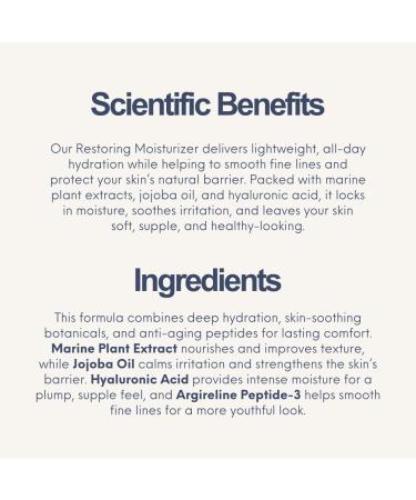 Nutrl Skin Restoring Moisturizer Jojoba Pomegranate Oil & Vitamin C (THD Ascorbate) Hydrating Barrier-Support Non-Greasy Clean Gender-Neutral - Buy Online on GoSupps.com