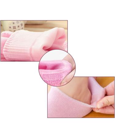 Pinkiou Moisturizing Gel Socks & Gloves for Cracked Hands & Feet - Softening Treatment (Pink) - Buy Online on GoSupps.com