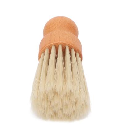 Shaving Brush Soft Bristles Beech Wood Handle Portable Men's Hair Shaving Brush for Home Salon