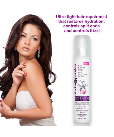 Mirta de Perales Hair Repair Mist with Collagen & Biotin 5 fl oz - Strengthen and Nourish Your Hair - Buy Online on GoSupps.com