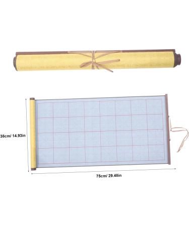 Operitacx Brush Calligraphy Practice Calligraphy Mat Calligraphy Practice Water Cloth Household Practice Cloth Golden 75X38CM - Buy Online on GoSupps.com