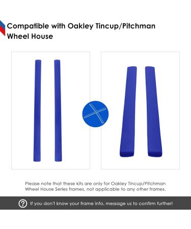 BlazerBuck Replacement Ear Socks for Oakley Tincup OX3184 & OX5099 - Black & Blue | International Shipping Available - Buy Online on GoSupps.com