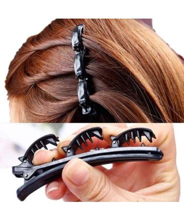 Buy 2 Pack Double Bang Hair Clip Set for Women & Girls | Stylish Black & Brown Hairpins Headbands & Accessories - International Shipping Available - Buy Online on GoSupps.com