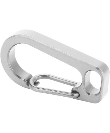Titanium Alloy Carabiner Keychain - EDC Mountaineering Buckle for Climbing & Outdoor Safety | International Shipping Available - Buy Online on GoSupps.com