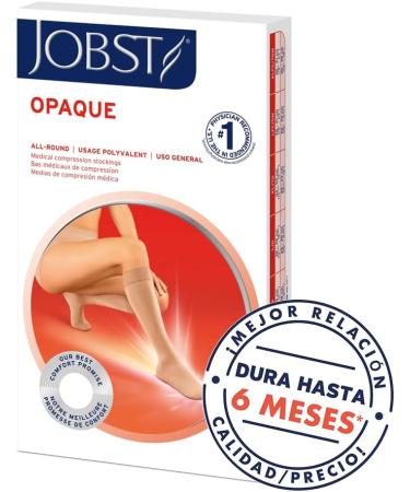 JOBST Opaque Knee High Compression Stockings 15-20 mmHg - Open Toe Small Natural - International Shipping Available - Buy Online on GoSupps.com