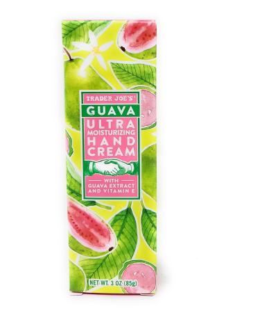 Trader Joe's Limited Edition Guava Ultra Moisturizing Hand Cream with Guava Extract & Vitamin E 3 oz/85g (Pack of 1)