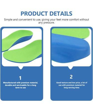 Didiseaon Arch Support Insoles - Enhance Comfort with Gel Cushion Inserts for Flatfoot & Plantar Support | Foot Care for All Ages - Buy Online on GoSupps.com