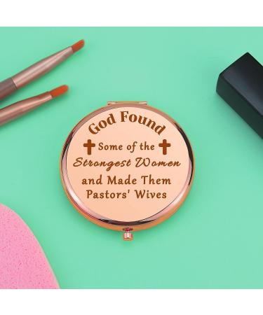 Pastor's Wife Appreciation Gift - Religious Compact Mirror for Minister's Wife | Mother's Day & Birthday Present - Buy Online on GoSupps.com