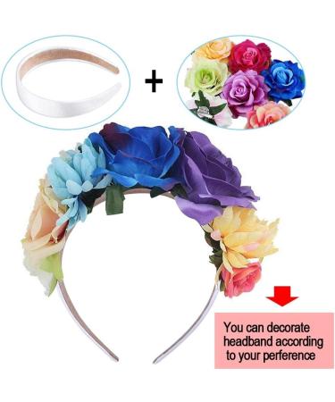 Satin Headband Women Headbands Wide Headbands Hard Headbands 9 Pieces 1.2Inch Wide Non-slip Ribbon Hair Band No Teeth for Women Girls white - Buy Online on GoSupps.com