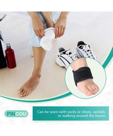 Foot Arch Support Sleeve - Adjustable Brace for Flat Feet High Arches & Heel Pain Relief - One Size Fits Most - 1 Pair - Buy Online on GoSupps.com