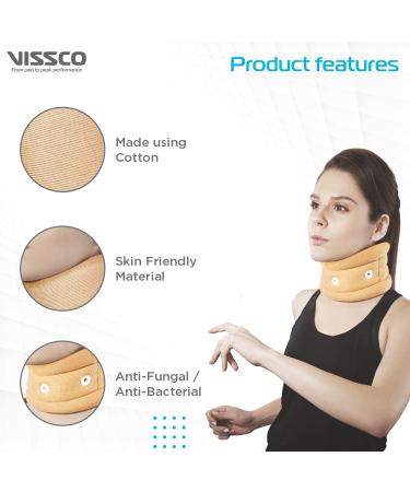 Vissco Cervical Collar Without Chin Support - XXL | International Shipping Available - Buy Now - Buy Online on GoSupps.com