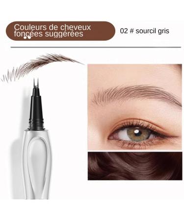  Ziennhu Waterproof Eyebrow Pencil | Dual Slope Eyebrow Liner For Natural Definition | Long-Lasting Stain Proof Eyebrow Pen For Precise Shaping & Eye Makeup - Buy Online on GoSupps.com