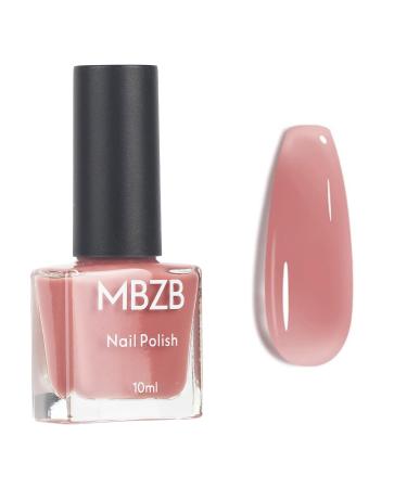 Jelly Nail Polish - Nude Nail Polish - Translucent Nude Pink Nail Varnish - Long Lasting Nail Varnish Quick Dry - Nail Polish for DIY Nail Art French Manicure No Need Cured